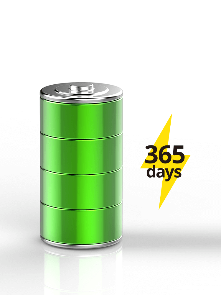 365日充電不要%向上